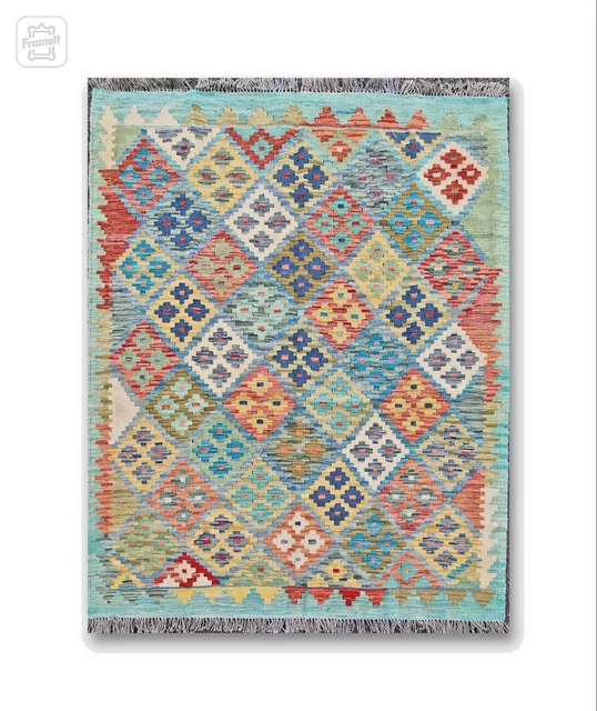 Tapis kilim vintage Seena Kurdi tissé à la main. - France