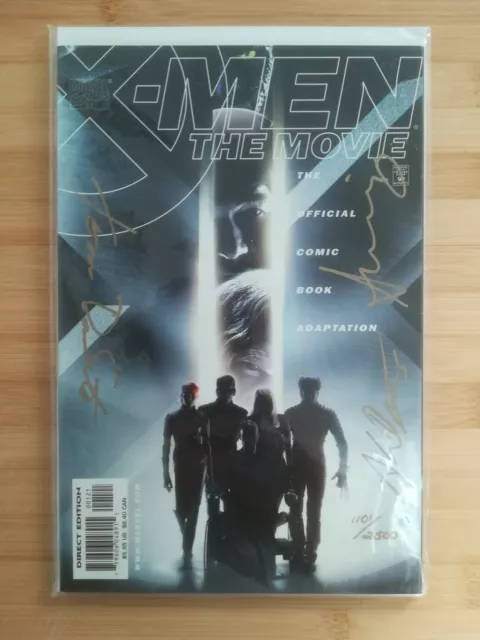 Signed X-Men The Movie Official Comic Adaptation - Dynamic Forces - Marvel 2000