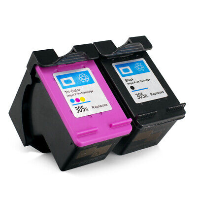Black & Colour Ink Cartridge Refilled Compatible With Hp 305Xl Hp 305 Xl Version
