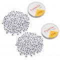 600 Stück Runde Acryl Zahlenperlen 0 9 Runde Lose Perlen Acrylperlen Kit Mit