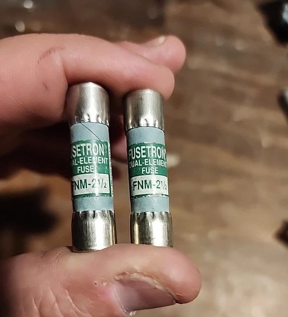 Bussmann FNM-2 Dual Element Midget Non-Rejection Time Delay Fuse 2-Amp 250-Volt AC Fusetron - Foto 9