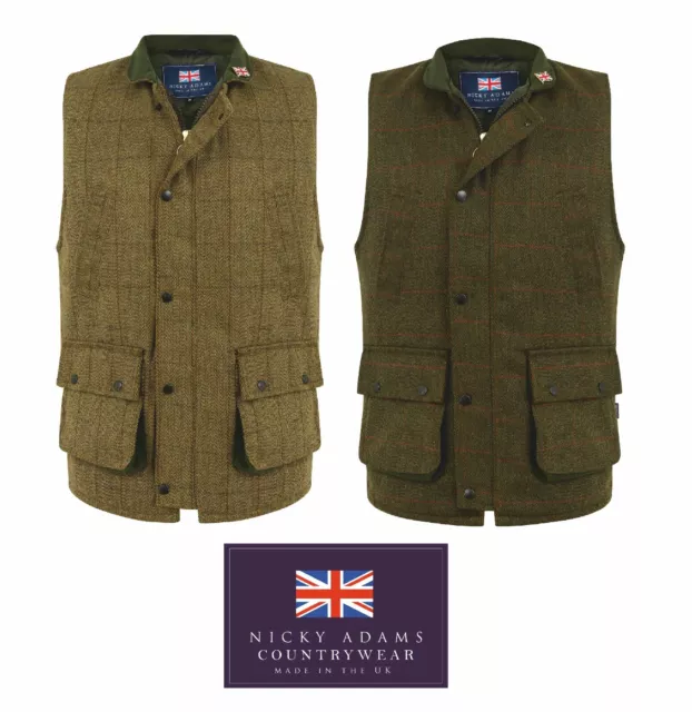 gilet tweed homme chasse