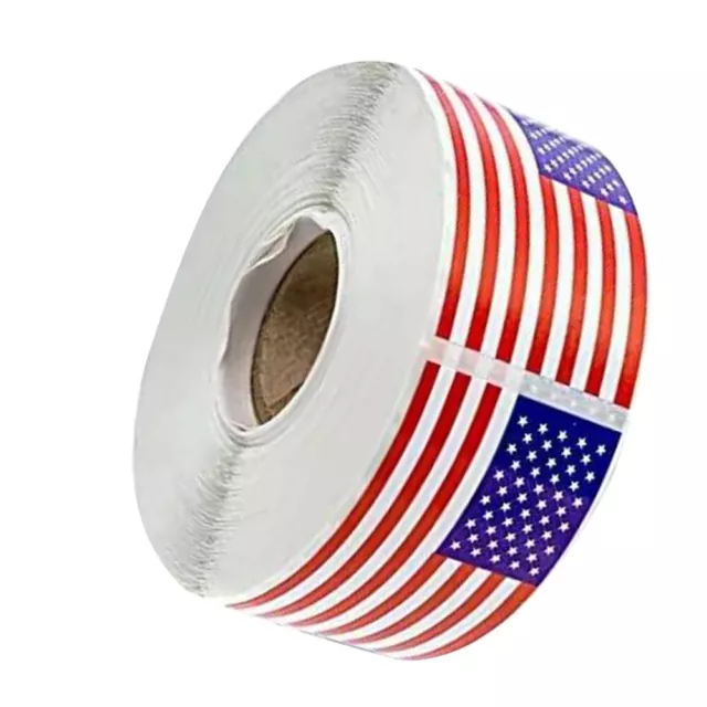Patriotique Stickers Étiquette Drapeau Américain Autocollant En Papier Appliqué