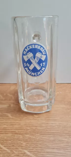 altes Bierglas Hackerbräu München VK 6/20L geeicht