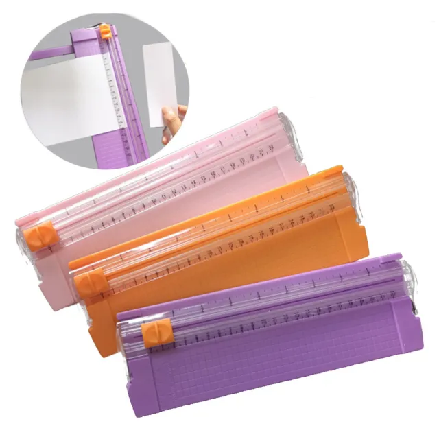 Clear Scale Photo Trimmer Paper Cutter Mini Portable Stationery Home Practical