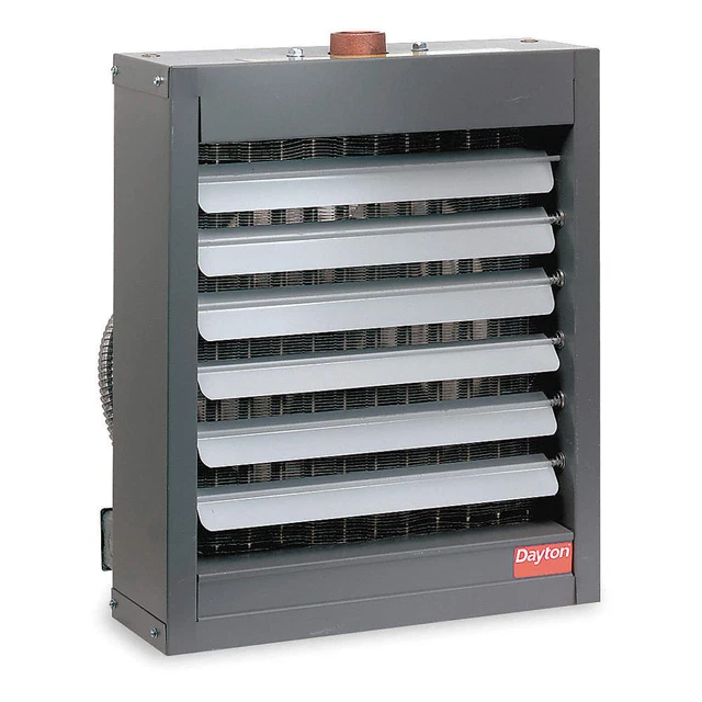 DAYTON 5YH20 Hydronic Unit Heater,Hrzntl,1400cfm
