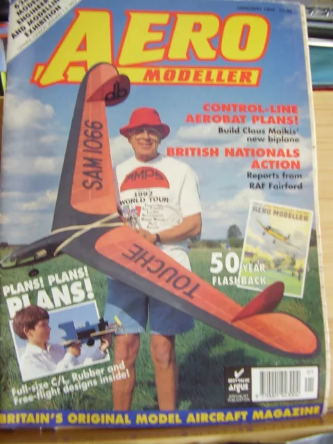 Aeromodeller Model Aircraft Magazine 1993 January Persey & Fortune  Plan