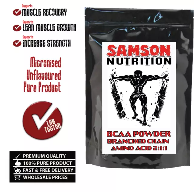 BCAA 500g Branched Chain Amino Acid 2:1:1  Unflavoured Powder