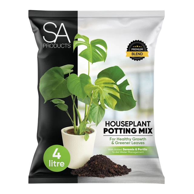 HOUSE PLANT INDOOR Potting Compost Mix Enriched with Seramis Houseplant