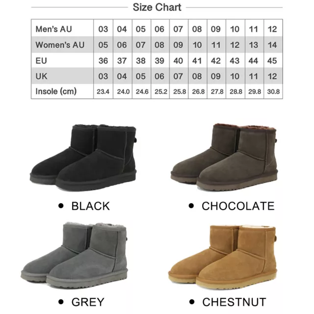UGG Classic Mini Boots Water Resistant Premium Australian Sheepskin - 6 Colours 2