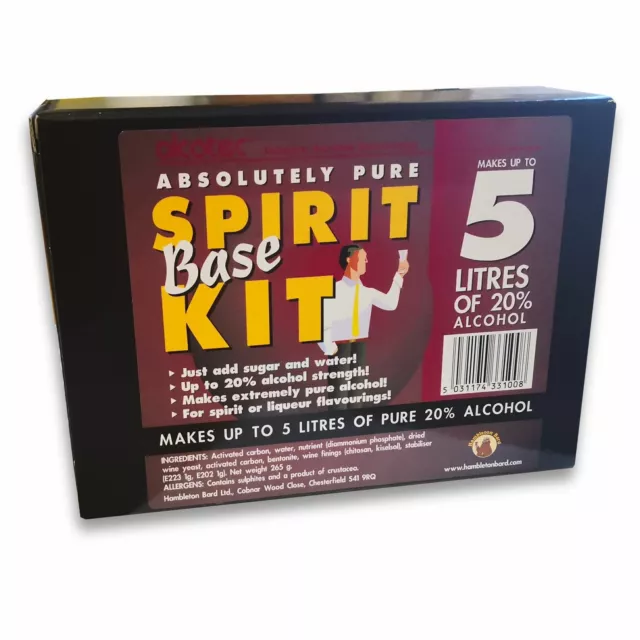 Alcotec Pure Spirit Kit 5L 20% High Alcohol Base Home Brew No Still Moonshine