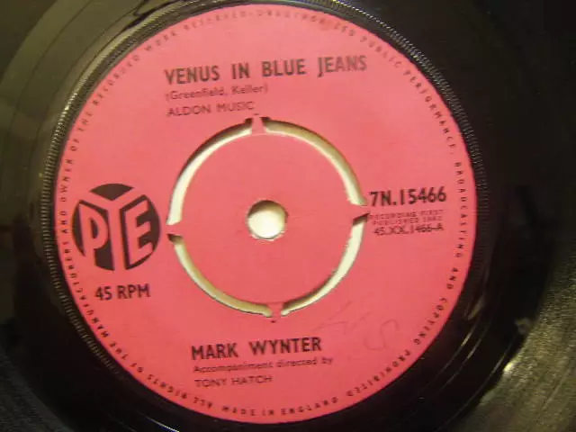 Mark Wynter – Venus in Blue Jeans 1962 7” Pye 7N 15466