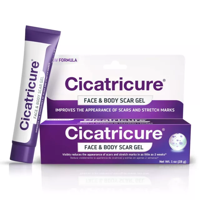 Cicatricure Scar Reducing Cream, Face & Body Scar Gel, 1 oz (30g)