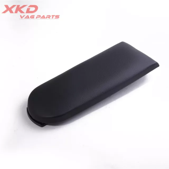 Black Leatherette Center Console Armrest Cover Lid For VW Jetta Golf MK4 Passat 3