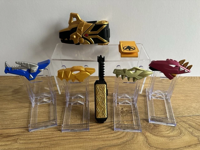 POWER RANGERS DINO Thunder Brachio Morpher, Gold Key, 4 Face Plates ...
