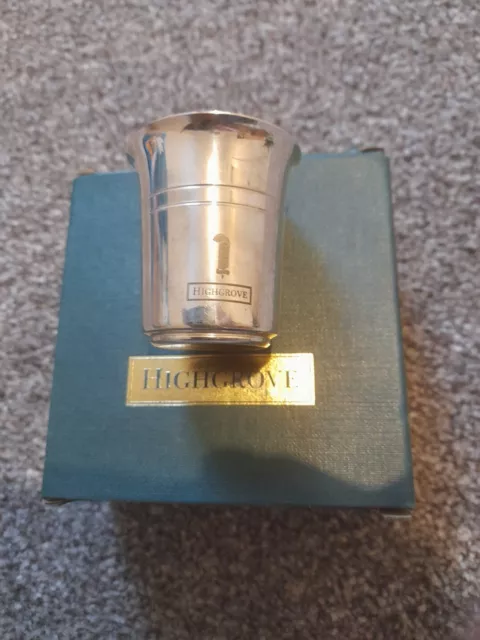 Vintage Highgrove Silver Tone Vessell In Original Box
