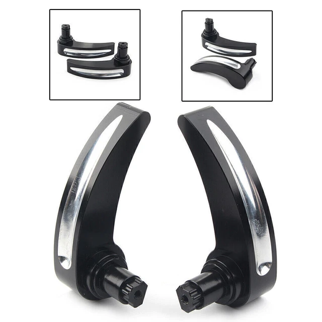 Sollevatore copricoperchio taglio CNC corsa taglio sella adatto Harley Touring Road King 2014-2018 nero
