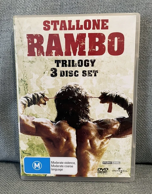RAMBO TRILOGY DVD Box Set Special Edition Sylvester Stallone Region 4 £ ...