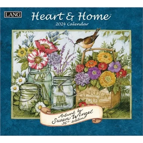 HEART & HOME(R) 2024 Wall Calendar (Calendar) 17.33 PicClick