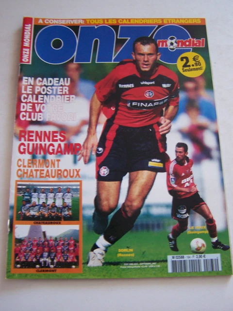 MAGAZINE FOOTBALL ONZE MONDIAL N° 12 AVEC 8 FICHES PREDECOUPES EN BON ETAT