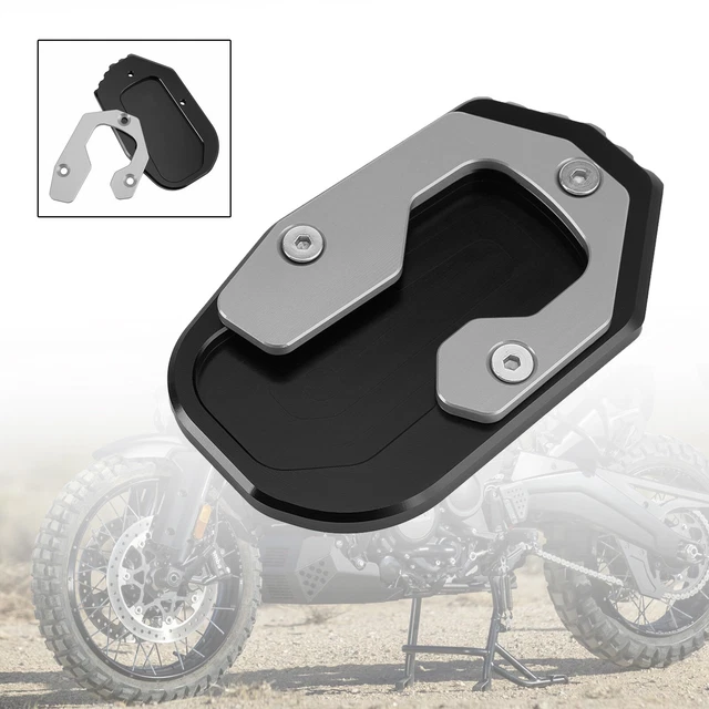 Estensione Cavalletto Laterale Moto In Alluminio CNC - Supporto Antiscivolo Per Parcheggio Sicuro - Foto 4