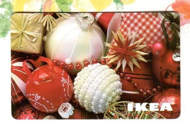 IKEA Christmas Ornaments 2007 Gift Card ( $0 )