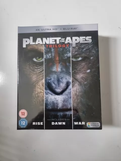 Planet of the Apes Trilogy [12] 4K Ultra HD Blu-ray - NEW SEALED