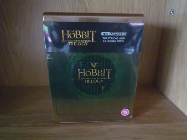 THE HOBBIT Trilogy: 4K Blu Ray UK Steelbook Collection. New & Sealed! OOP