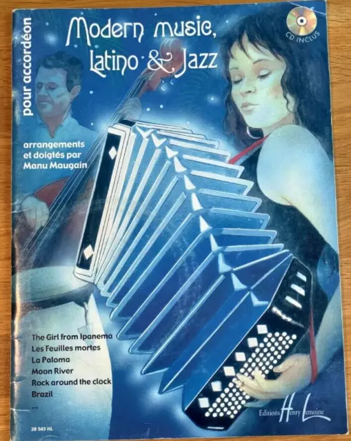 Recueil de partitions pour accordéon - Latino Jazz