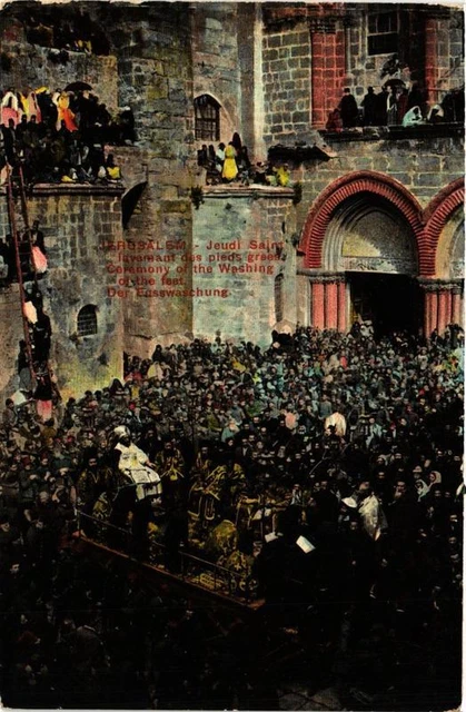 CPA AK Thursday St-Lavemant des pleds pier ISRAEL JERUSALEM (761191)