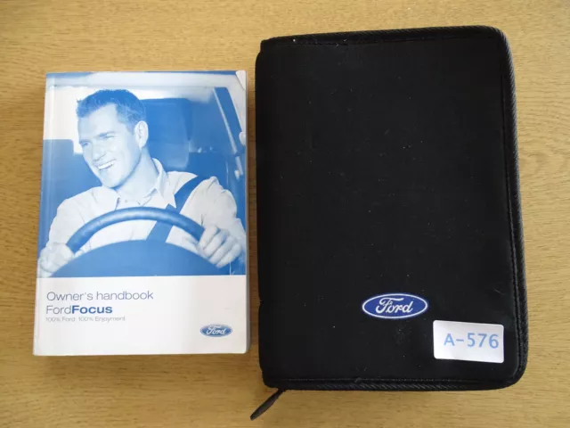 Genuine Ford Focus 2004-2007 Handbook Owners Manual Quick Guide Pack A-576