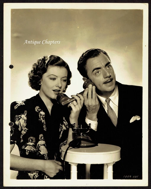 1937 MYRNA LOY William Powell Double Wedding MGM Keybook Photo N986 £25 ...