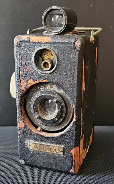 Appareil photo vintage Ansco Readyflash du milieu du siècle