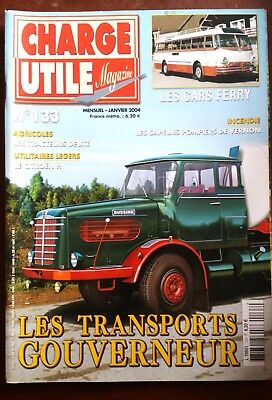 $$m Revue Charge Utile magazine N°133 Cars Ferry  Transports Gouverneur  Deutz 
