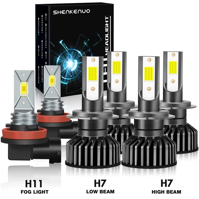 thumbnail image 2 of AUIMSOCO Combo LED Headlight Bulbs For Ford F150 2004-2014 – 6000K High/Low Beam & Fog Light 2 of 5