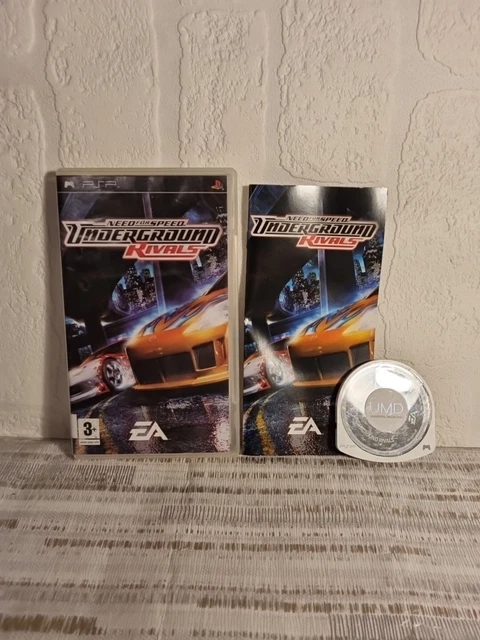 Need for Speed Underground: Rivals (Sony PSP, 2005) - European Version