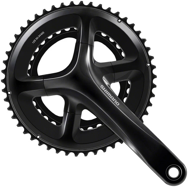 Shimano 105 FC-RS520 Crankset - 170mm 12-Speed 50/34t 110 Asymmetric BCD Hollowt