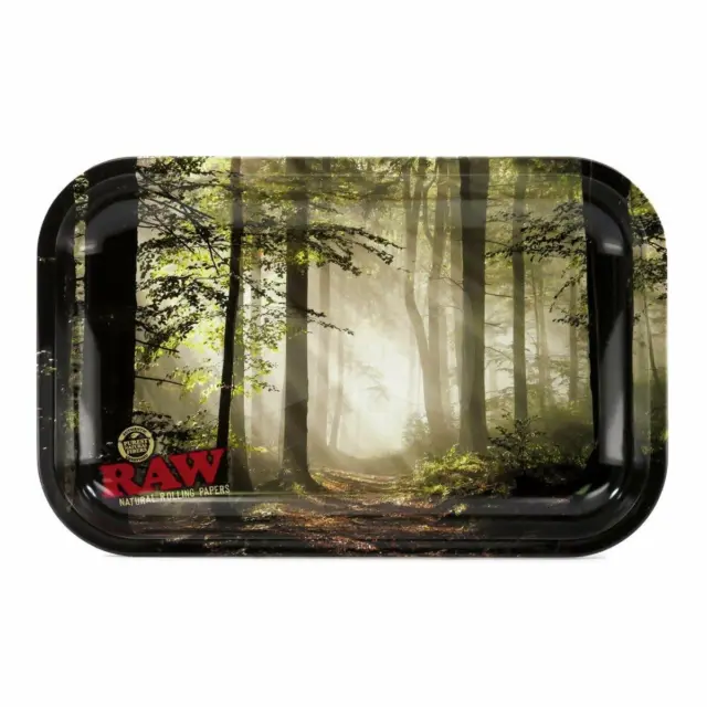 RAW 18595 Small Forest Metal Rolling Tray-27,5 x 17,5 cm NEUF & EMBALLAGE D'ORIGINE
