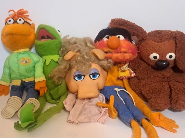 Jim Henson Sesame Street Muppet Show Fisher-Price Hand Puppets Dolls 1977