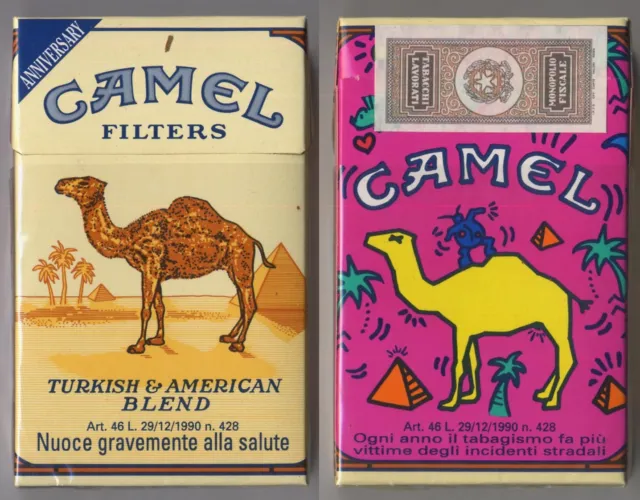 CAMEL FILTERS Italy empty pack ANNIVERSARY 1993 #6 Ogni anno il tab...