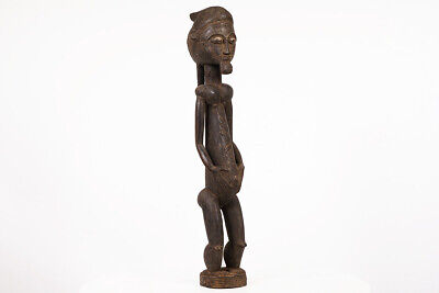 Handsome Male Baule Style Statue 23" - Ivory Coast - African Art