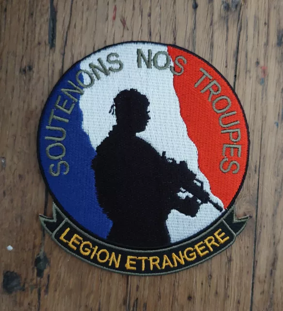 Ecusson  Legion etrangere parachutiste . French  Foreign Legion patch  .