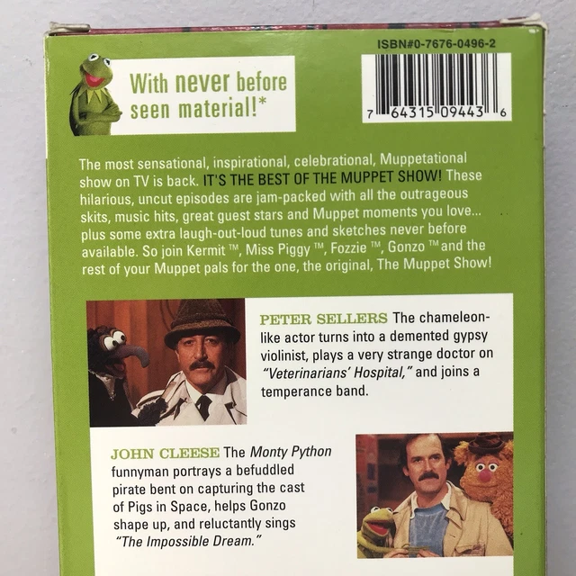 BEST MUPPET SHOW VHS Time Life Video Tape Sellers John Cleese BUY 2 GET ...
