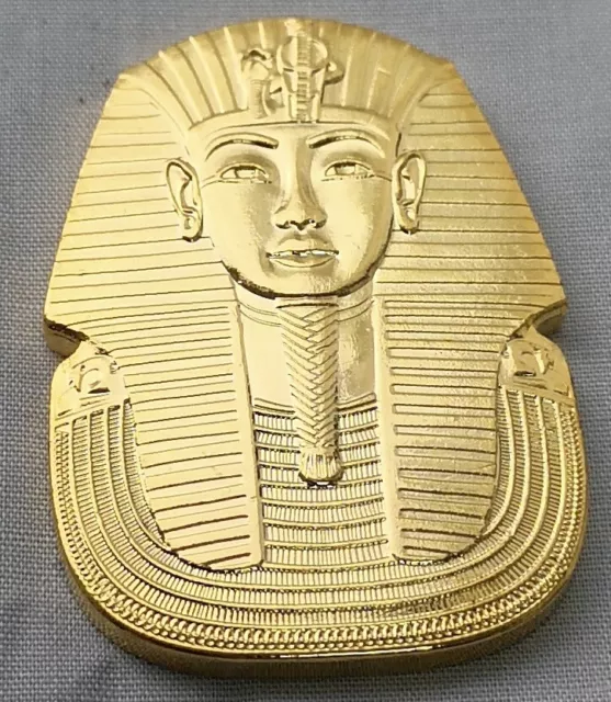 Moneda de Oro Faraón Antigua Momia De Colección Desconocida Árabe Máscara de la Muerte Tumba Entierro Retro 2