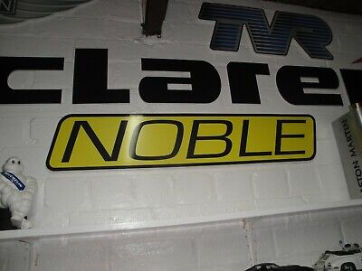 Noble Automotive Wall Sign Car Dealership Showroom Garage Man Cave