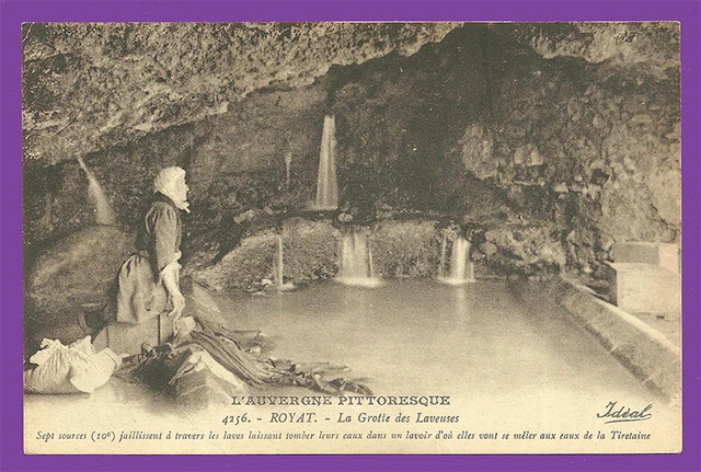 CPA-63- Royat - La Cave Of Washing Machine