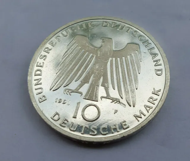 10 Deutsche Mark Gedenkmünze Silber 1000 Jahre Potsdam 1993 F Fehlprägung 3