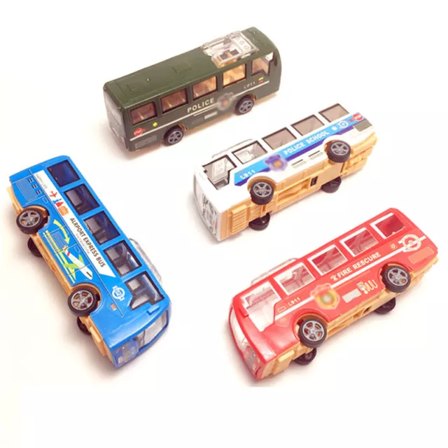 Cartoon School Bus Students Shuttle Back Plastic School Car Child Model To.di