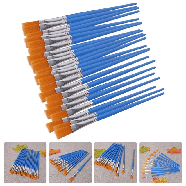 30 pezzi piatto piatto per pittura dettaglio dipinto pennello pennello di pittur