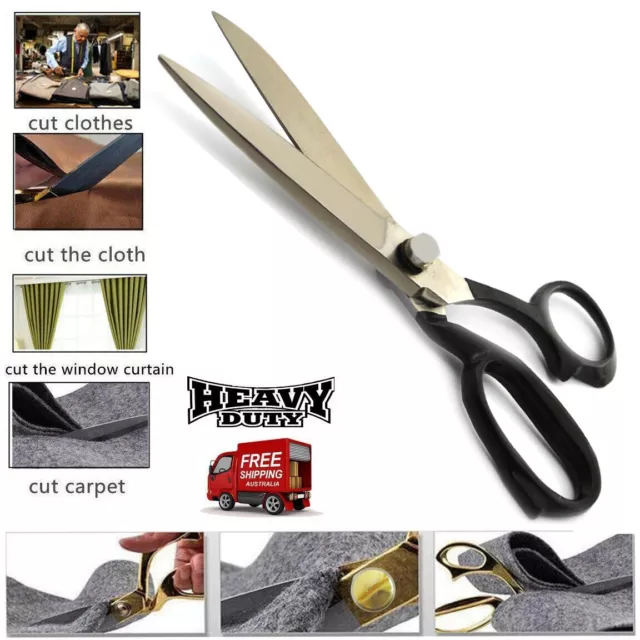 Tailor Dressmaking Sewing Cutting Trimming Scissor Shears Fabric scissors 10'' 2